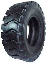 Black OTR Bias Ply Off Road Tires LQ101 Pattern 16 / 17 - 20 / 17.5 - 25