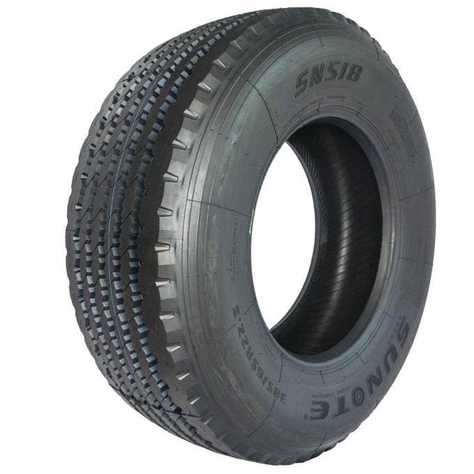 16mm Depth Light Truck Bus Radial Tyres PR20 SN518 Pattern Natural Rubber Material 