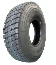 Rubber 11R22.5 Rugged Tires For Trucks , 15.5mm Black Dirt Tires For Trucks 