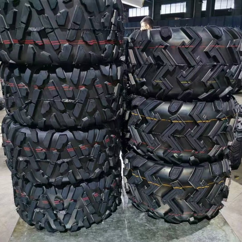 Mud Tubeless ATV Tires Street Tires 25*812 For 4x4 All Terrain Motor
