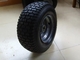 TR13 Steel Rim Hard Soft Rubber Wheel Penumatic PU Wheel 3.00-8
